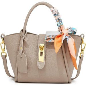 Women Leather Small Top Handle Designer Soft Shoulder Bag